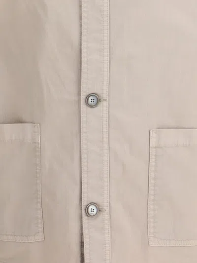 Cruna St. Honore Patch-pocket Button-front Jacket In Neutral