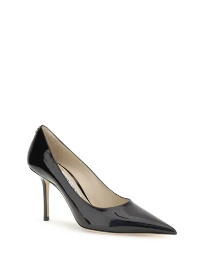 Jimmy Choo Love 85mm Patent Leather Pumps In Black