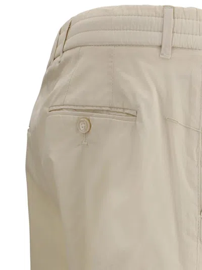 Cruna Mitte Elasticated-waistband Trousers In Neutral