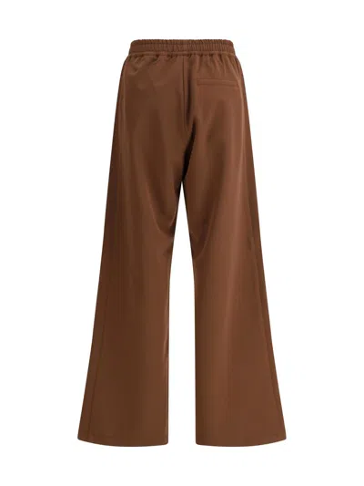 Cruna Elasticated Pants In Brown