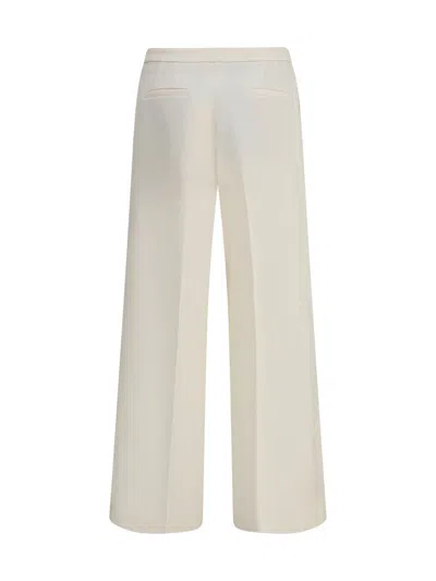 Cruna Pleated-front Trousers In White