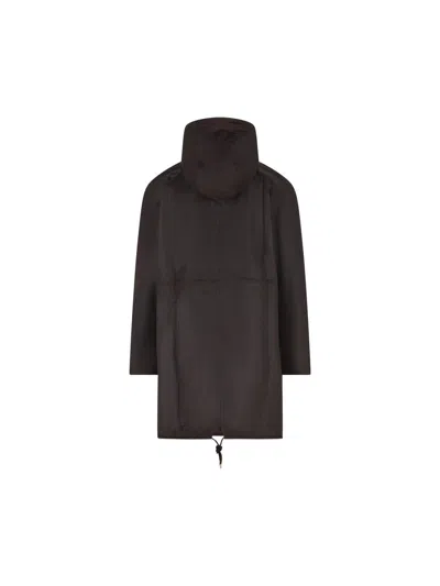 Barbour Drawstring-hood Waxed-cotton Jacket In Brown