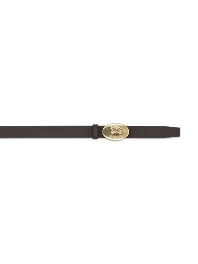 Burberry Knight Stamp Reversible Belt In Neutral