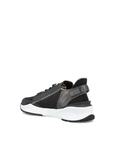 Fendi Men Flusso Di Scarpe Da Ginnastica In Brown