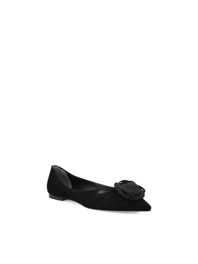 Roger Vivier Ballerina Shoes Featuring Heart Silhouette In Black