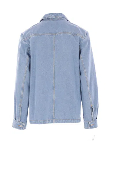 Dries Van Noten Coats In Blue