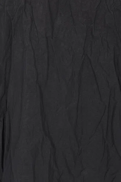 Maria Calderara Textured Button-fastening Shirt In Black