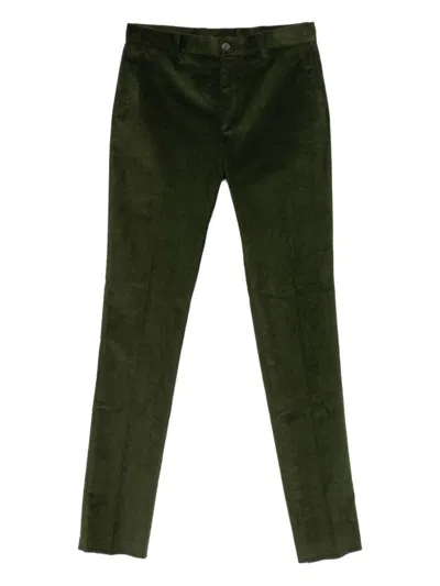 Etro Corduroy Straight Trousers In Black