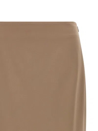 Brunello Cucinelli Long Skirt With Back And Side Slits