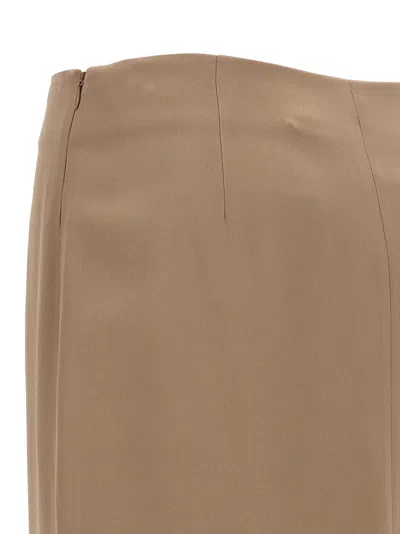 Brunello Cucinelli Long Skirt With Back And Side Slits