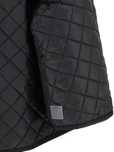 Max Mara The Cube Delfina Reversible Hood In Gray