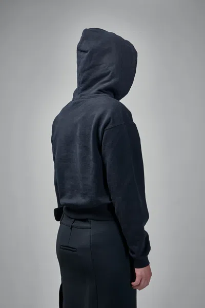Jacquemus Gros Grain Hoodie With Drawstring In Black