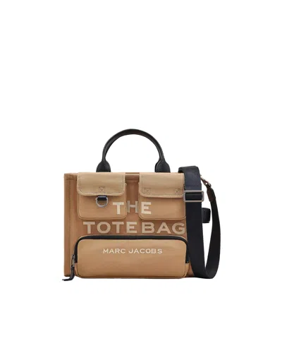 Marc Jacobs Borsa Tote The Cargo Canvas Medium Camel