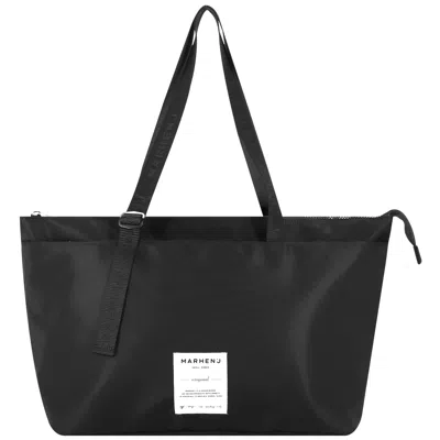 Marhen.j Women's Leaf - Recycled Nylon - Black In Black