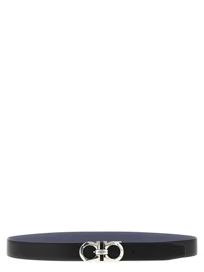 Ferragamo Multicolor Gancini Reversible Belt