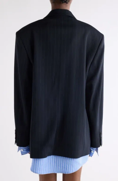 Acne Studios Layered Suit Jacket In Blue