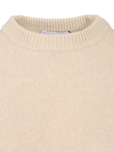 Stone Island Lightweight Geelong Wool Sweater In Neutral