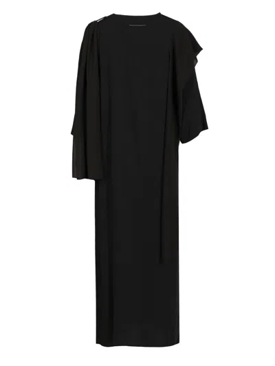 Mm6 Maison Margiela Layered Dress Dresses Black In Black
