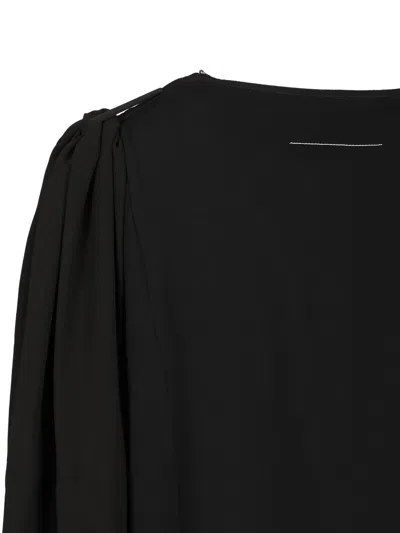 Mm6 Maison Margiela Layered Dress Dresses Black In Black