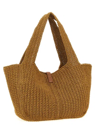Saint Laurent Le 5 À 7 Bea Tote Bag Beige