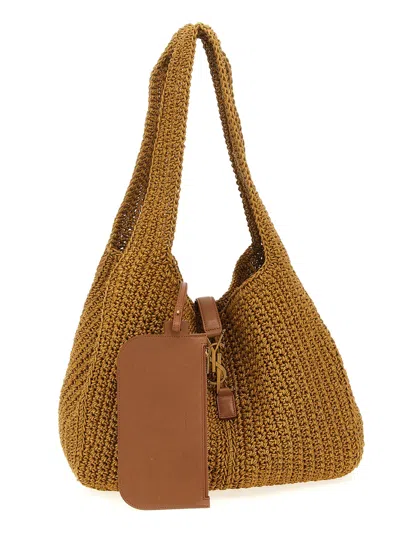 Saint Laurent Le 5 À 7 Bea Tote Bag Beige
