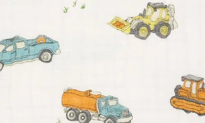 Little Unicorn Cotton Muslin Baby Quilt In Multi