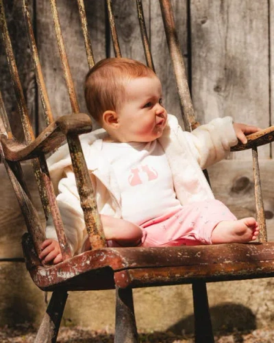 Deux Par Deux Plush Hooded Jacket In Neutral