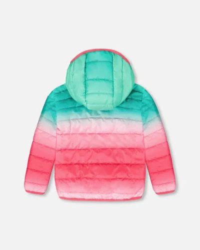 Deux Par Deux Quilted Mid-season Jacket In Multi