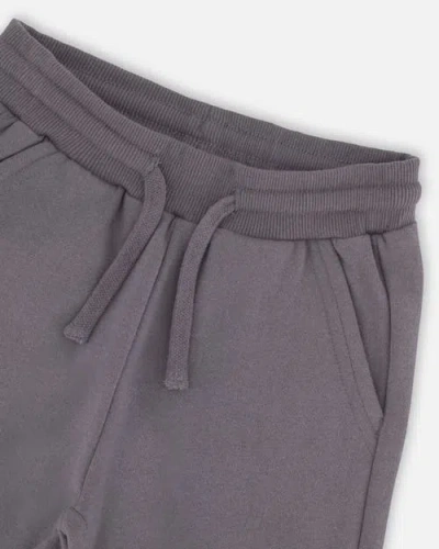 Deux Par Deux Fleece Sweatpants With Pockets In Gray