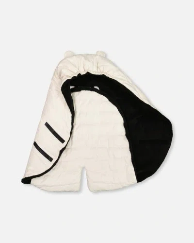 Deux Par Deux Gender Inclusive Snugly Wrap Designed For Car Seat And Stroller In White