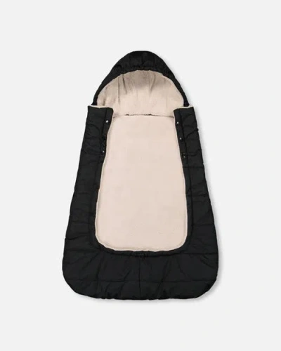 Deux Par Deux Gender Inclusive 3-in-1 Multifunction Cover For Car Seat, Stroller, And Carrier In Black