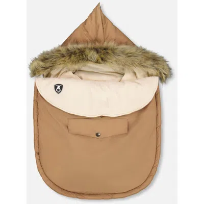 Deux Par Deux Gender Inclusive Bunting Bag Designed For Car Seat And Stroller In Orange