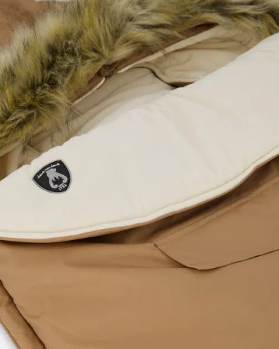 Deux Par Deux Gender Inclusive Bunting Bag Designed For Car Seat And Stroller In Orange