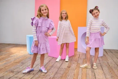 Bisby Kids' Striped Turtleneck In Multi