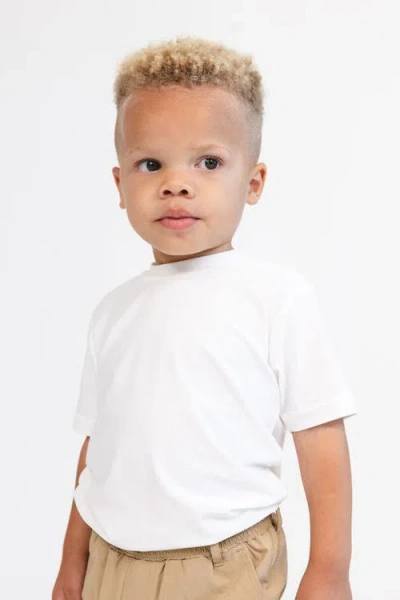 Courtside Kids Boys Practice Tee In White
