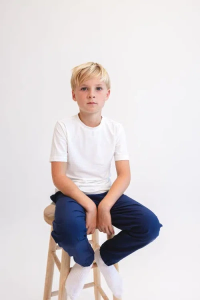 Courtside Kids Boys Practice Tee In White