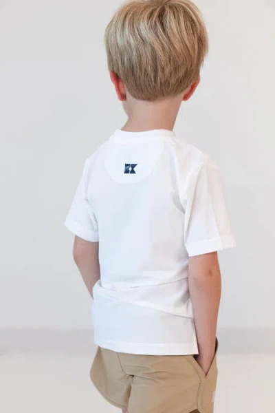 Courtside Kids Boys Practice Tee In White