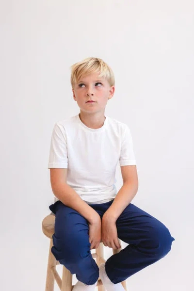 Courtside Kids Boys Practice Tee In White