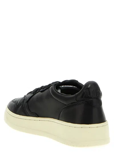 Autry Low-top Sneakers With Goat Leather Upper