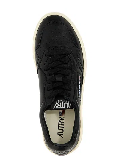 Autry Low-top Sneakers With Goat Leather Upper
