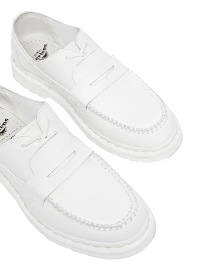 Mm6 X Dr. Martens White Loafer