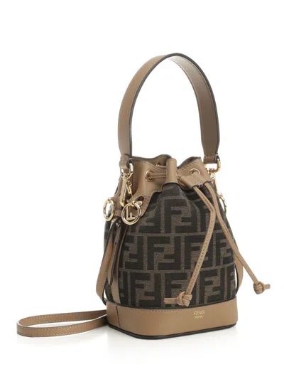 Fendi Mon Tresor Handbags Brown