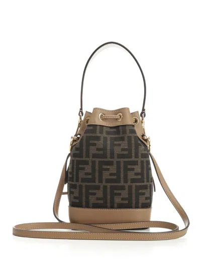 Fendi Mon Tresor Handbags Brown