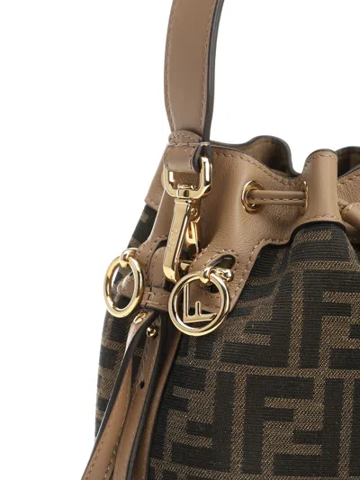 Fendi Mon Tresor Handbags Brown