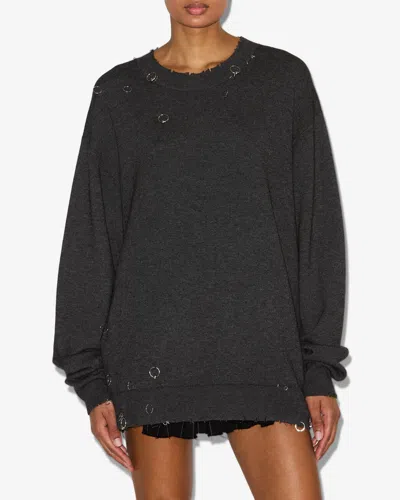 Isabel Marant Cassandre Sweater In Black