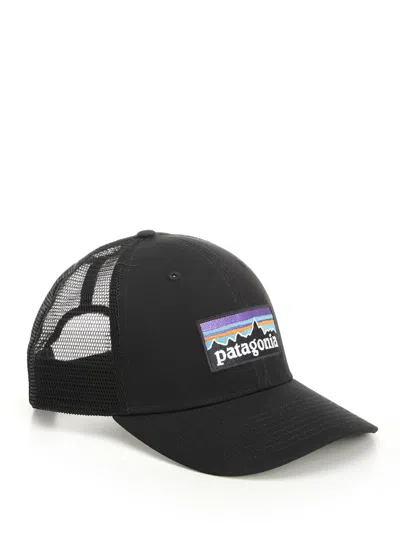 Patagonia P-6 Logo Trucker Hat Hats Black