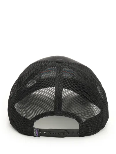 Patagonia P-6 Logo Trucker Hat Hats Black