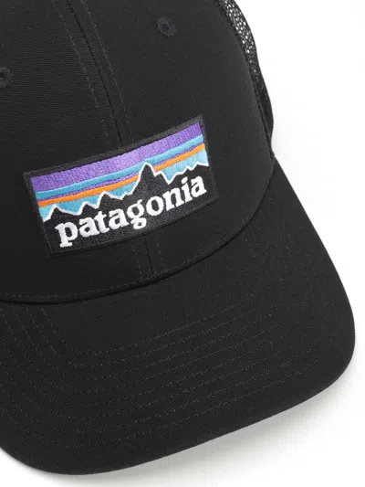 Patagonia P-6 Logo Trucker Hat Hats Black