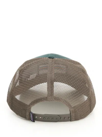 Patagonia P-6 Logo Trucker Hat Hats Green In Multi