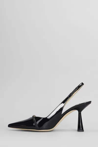 Jimmy Choo Graphic Stiletto Heel Pointed Toe In Black
